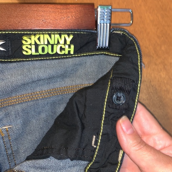 EUC youth’s Tony Hawk skinny slouch dark denim jeans - size 16 Regular - Picture 4 of 5